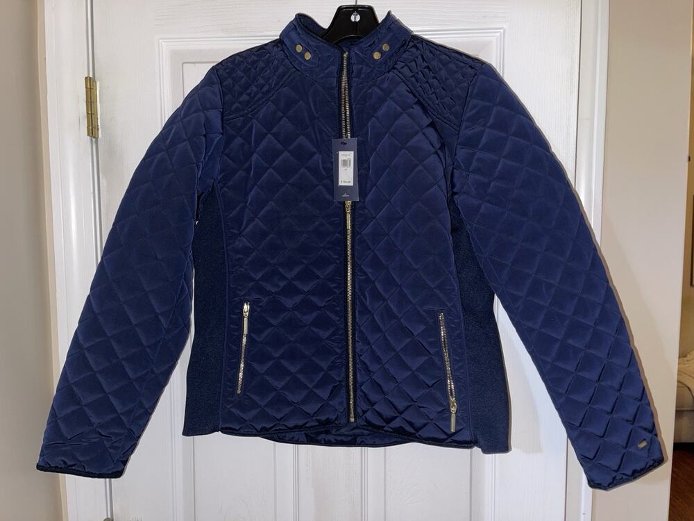 Tommy Hilfiger TQMML Womens Blue Large Jacket Size L/G